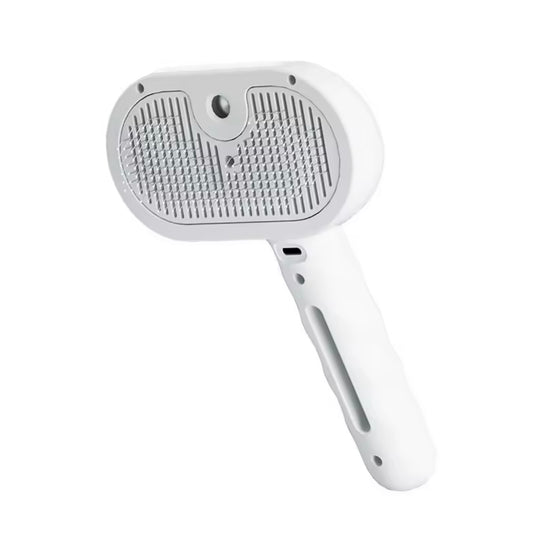 Brosse Vapeur pour Chien et Chat – Peigne de Massage Anti-Noeuds à Vapeur, Recharge USB